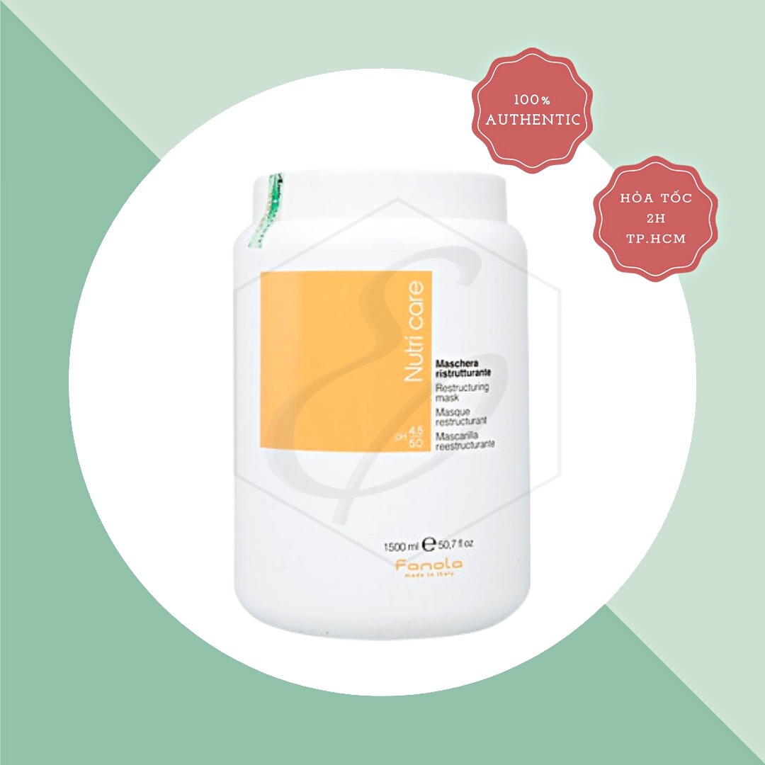 Mặt Nạ Ủ Tóc Fanola Nutricare Restructuring Mask - 1500ml
